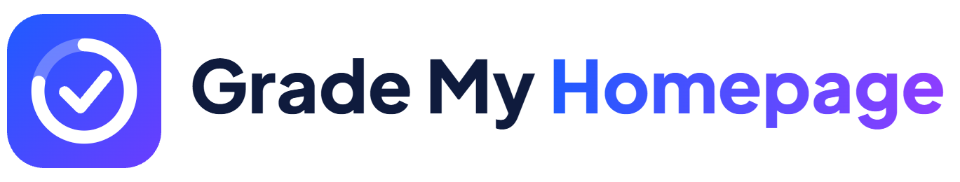 Grade My Homepage logo